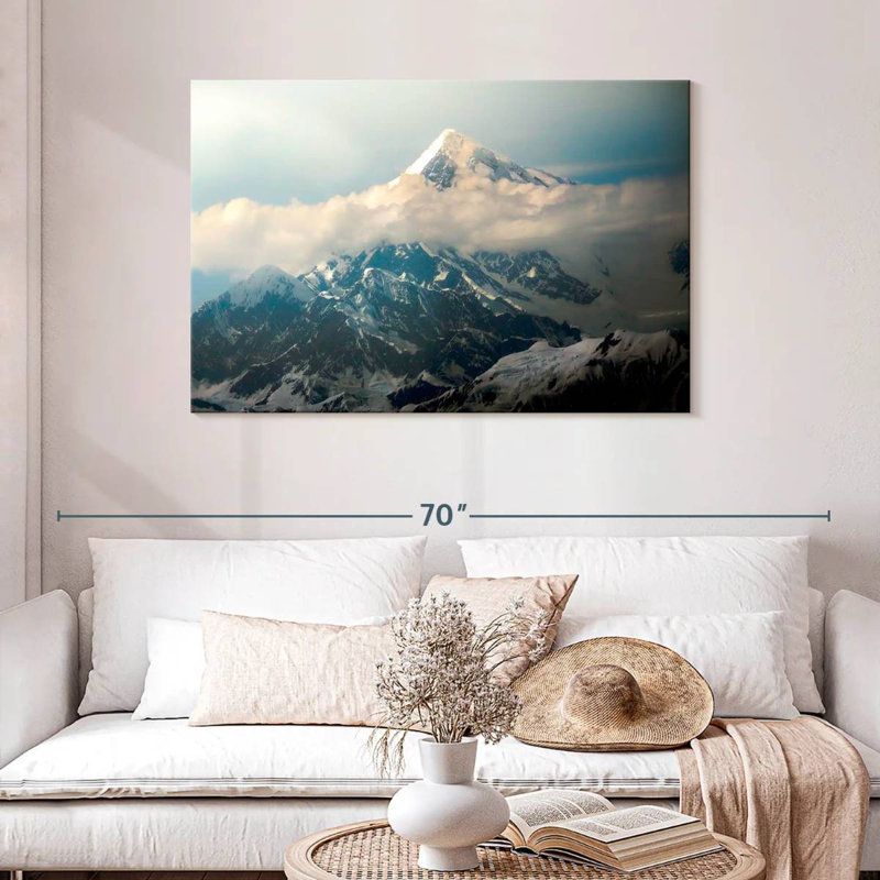Alvord Snowy Mount McKinley, H 30 po x l 45 po