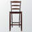 Alaina Solid Wood Counter Stool in Rich Walnut Finish, 39.44" H X 16.3'' W X 17.57" D-729473499
