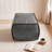 Elliona Square Top-Grain Leather Ottoman-1223669393