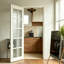 Porte intérieure avec cadre réglable assorti et porte intérieure française en verre givré MDF10 Lite -122615544-122909669