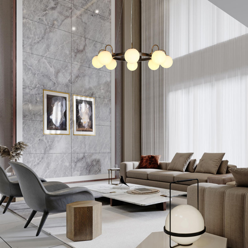 Breeana 8 - Light Dimmable Chandelier