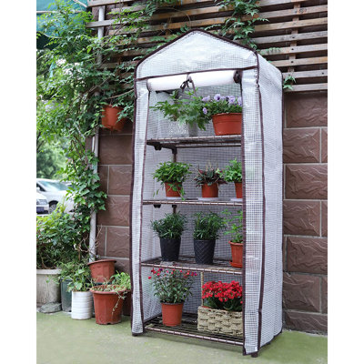 2.3 Ft W x 1.6 Ft D Greenhouse