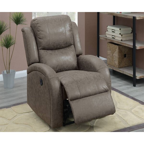 Red Barrel Studio® Faux Leather Lift Assist Power Recliner | Wayfair