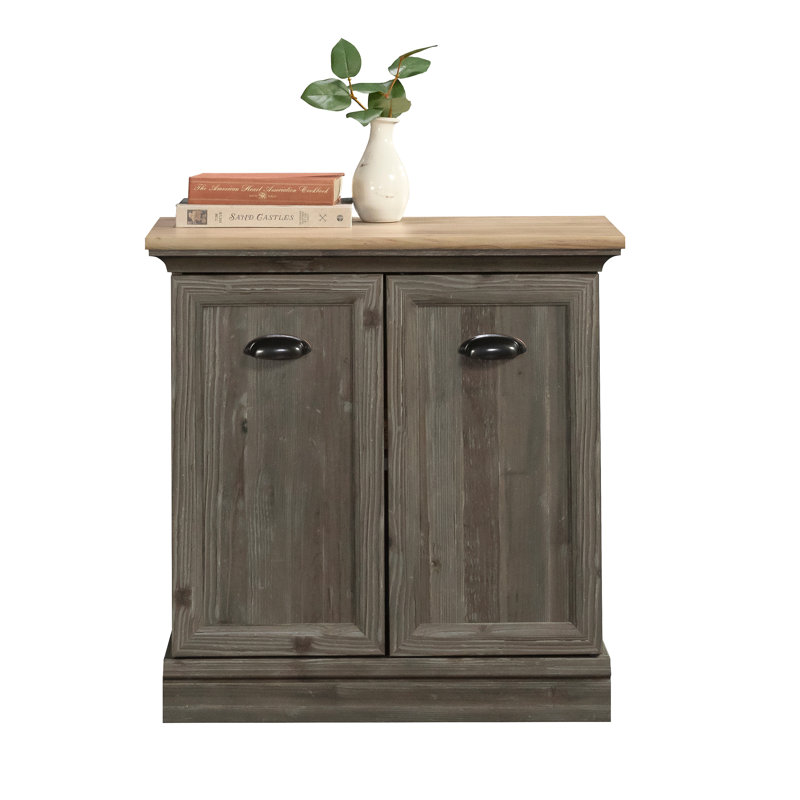 Utility Stand With Adjustable Shelves, Brown Finish