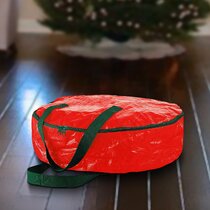 Hearth & Harbor Christmas Hard Shell Wreath Storage Bag - 36 Wreath