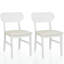 Ensemble de 2 chaises de cuisine Farmhouse