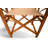 Pentheas Walker Folding Directors Chair with Side Tables-Natural Finish Wooden Chair,Indoor & Outdoor Use