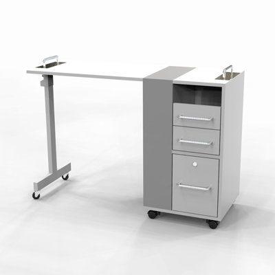 Jalaina Metal Base Credenza Desk