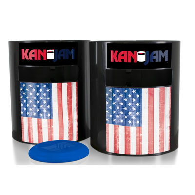 3 Piece USA Flag Design Frisbee Set