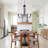 Classic 8-light Dimmable Black Chandelier With Crystal Accents