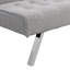Structure en bois, pieds en acier inoxydable, futon, canapé