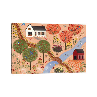 Autumn Gardens by Joy Laforme - Painting on Canvas