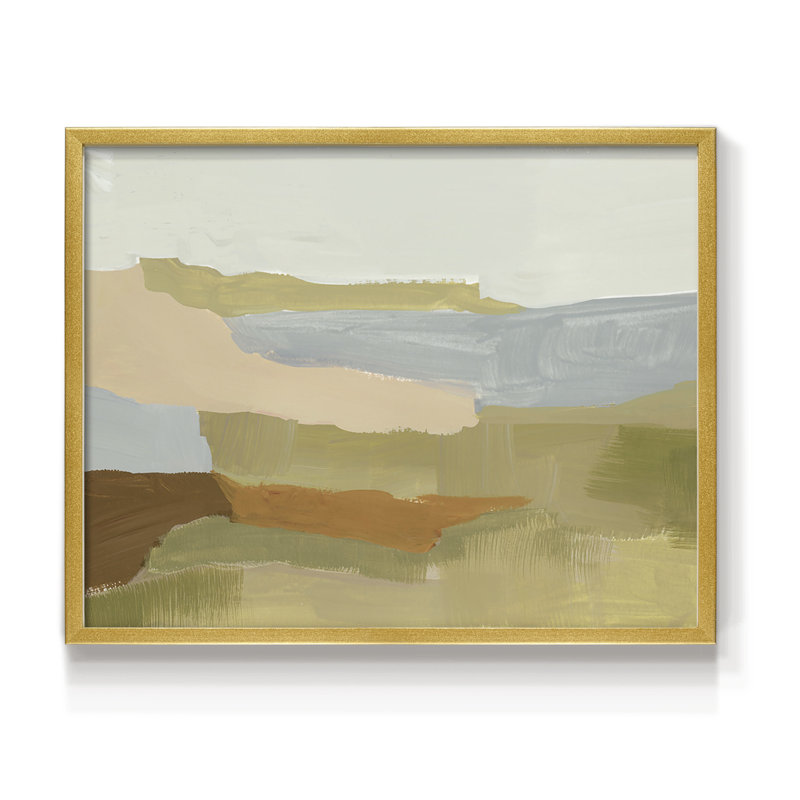 Stacked Landscape IV - Reproduction encadrée - Restickable