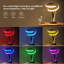 Ensemble de lampes de table à spirale DEL de 2 à 10 modes de lumière, à intensité variable, lampe de table de chevet moderne pour le salon et la chambre à coucher