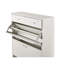 Rangement pour chaussures de couloir avec rangement cubique - armoire fonctionnelle blanche
