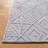 Barzan Textual Hand Tufted Wool/Cotton Geometric Rug in Gray-891370760