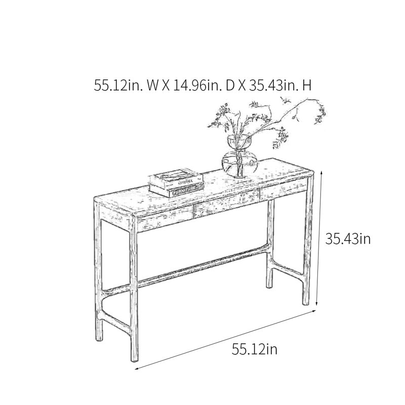 Modern Minimalist Elegant Console Table