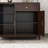 Modern Chinese Solid Wood Sideboard-122810334