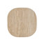 Stone Pedestal End Table