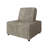 3-Piece Beige Velvet Modular Chair Set-1199860411
