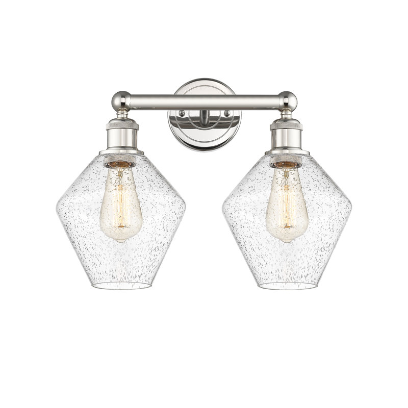 Éclairage pour meuble-lavabo à intensité variable 2 lumières Amylea, Bullé, Nickel poli