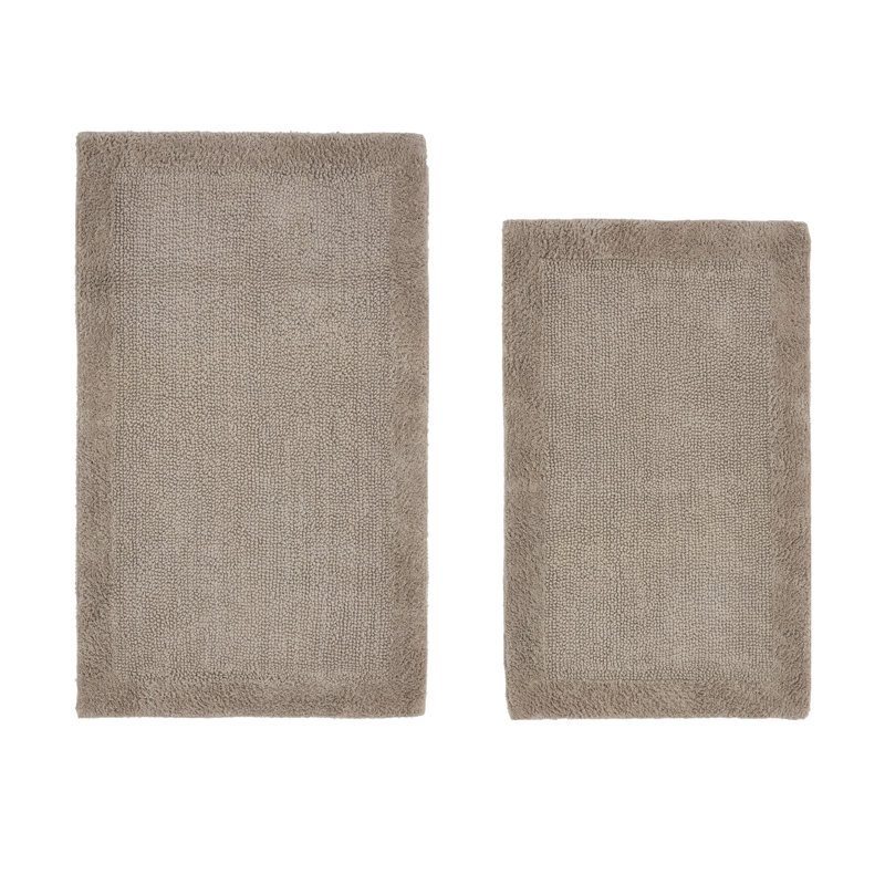 Ensemble de tapis pour salle de bain 2 pièces Moriceau, Beige, 2 pièces (21 po x 34 po | 24 po x 40 po)