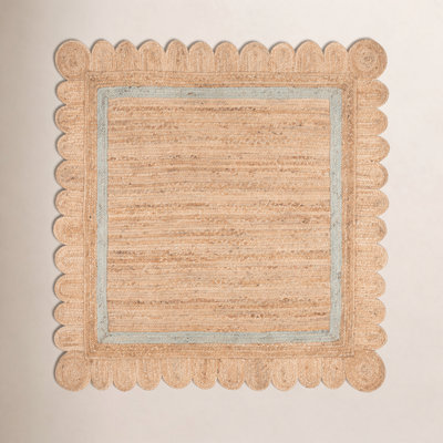 Inaki Hand-Woven Geometric Jute Rug