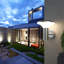 Silver 19.8cm H Outdoor Sconce