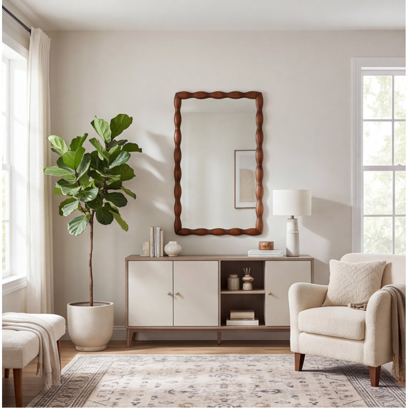 Miroir pleine grandeur Mid-Century