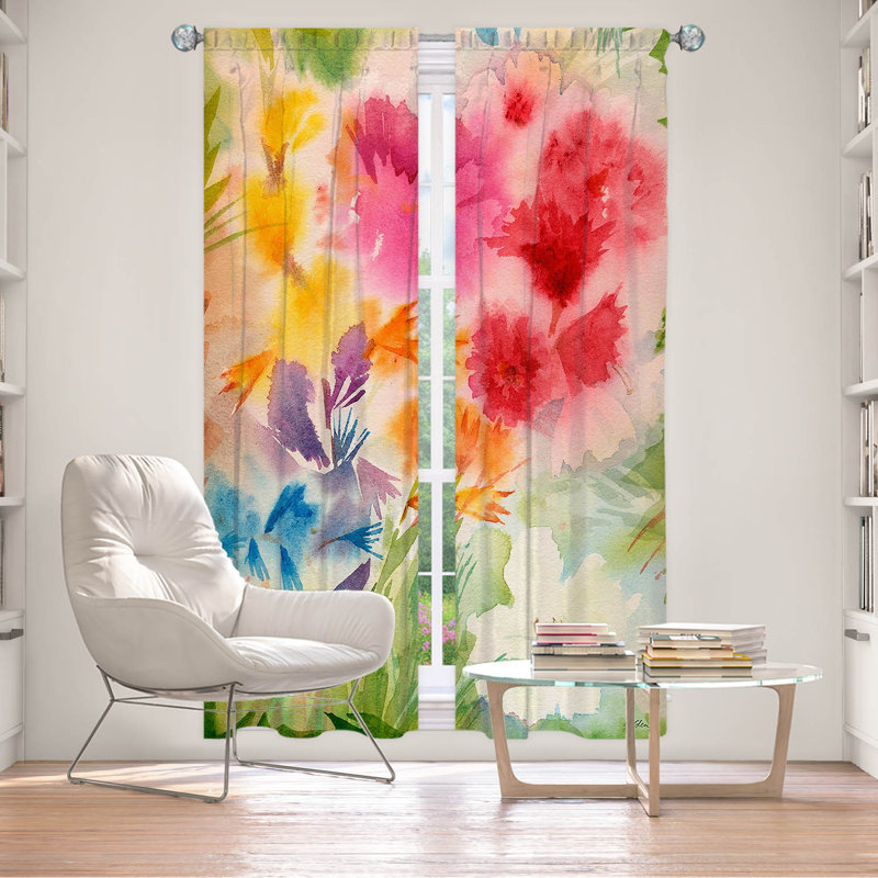 Paire de rideaux obscurcissant en polyester Eirlys, L 20 po x L 82 po