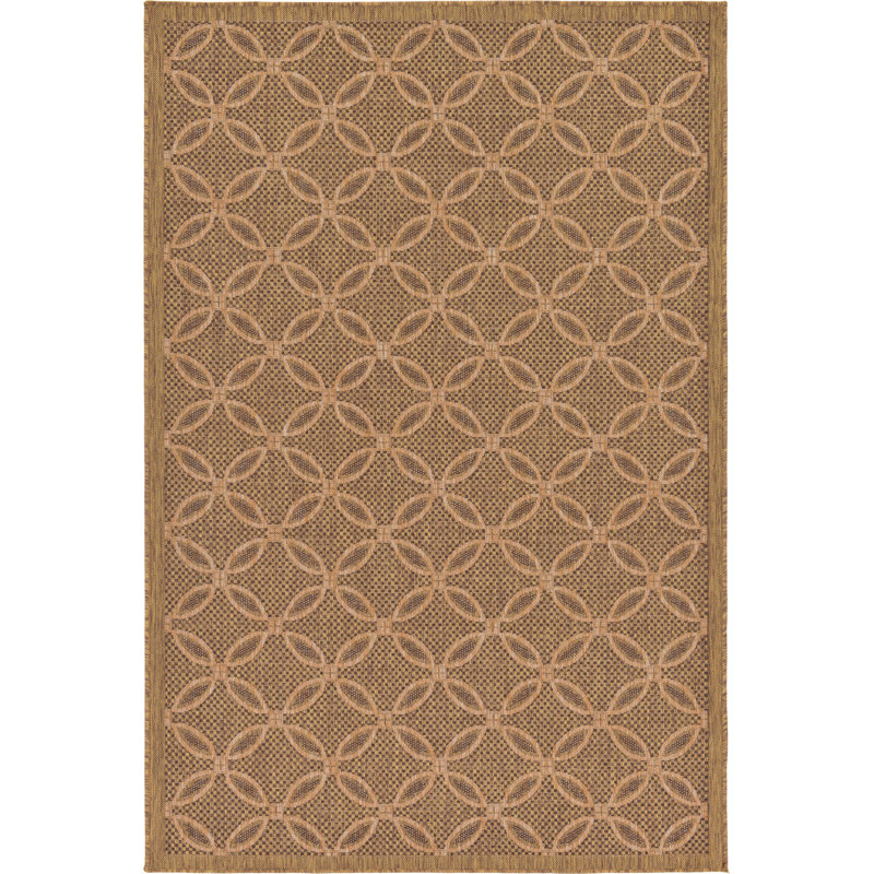 Macrae Geometric Indoor / Outdoor Rug, Rectangle 2'2" x 3'1"