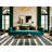 Washable Pearl Gray White Striped Area Rug-106543831