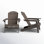 Woking Foldable Outdoor Adirondack Set