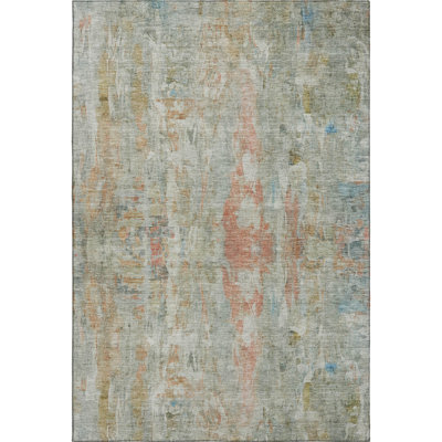 Premium Machine Washable Mayfield AMF2310 Abstract Rug