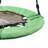 Swinging Monkey Products 30'' Green Web / Saucer Swing with Chains