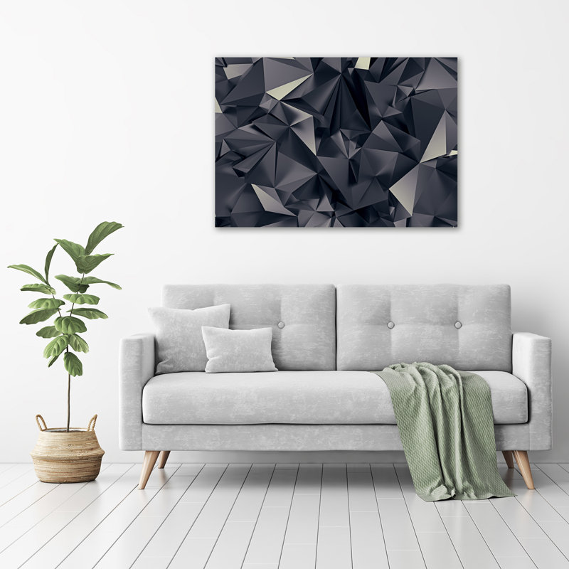 Glass Print Wall Art 100X70cm Image Printed On Glass Decorative Wall Picture Behind Toughened / Tempered Safety Real Glass For Kitchen & Living Room Theme:Abstract Background