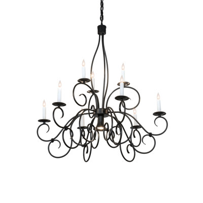 Lustre 10 lumières à deux niveaux Opress