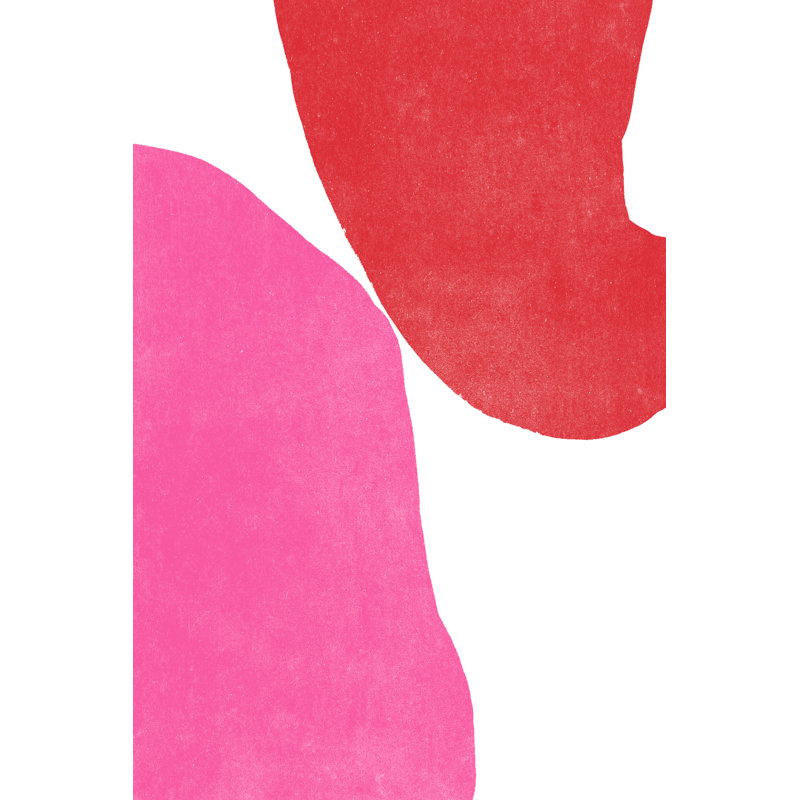 Colour Cuts VI by June Erica Vess - Painting on Canvas, Black Floater Framed, 122 cm H x 81 cm W