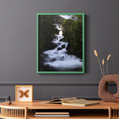 Feel the Rush Framed Print - Solid Wood