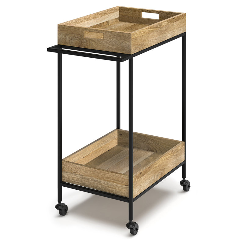 Moderne - Chariot-bar 24 po - Naturel