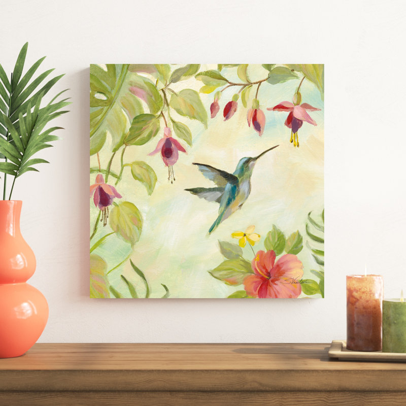 Hummingbirds Song II, H 20 po x l 20 po x P 1,25 po