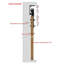 Ensemble de quincaillerie standard pour porte de grange double-54877466