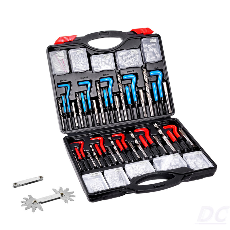 Trousse de réparation de filetage Helicoil 338 pièces SAE