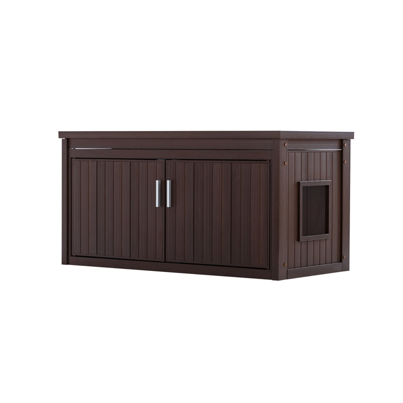 Lamotte 46" Litter Loo Bench Litter Box Cover, Russet