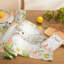 Chemin de table de lapin de Pâques, décoration de table florale en forme d'œuf de lapin, décoration de fête saisonnière pour une utilisation intérieure et extérieure-1366843081