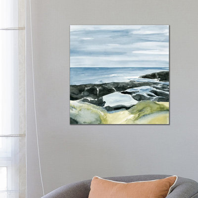 Coastal Blue I by Annie Warren - Wrapped Canvas Print
