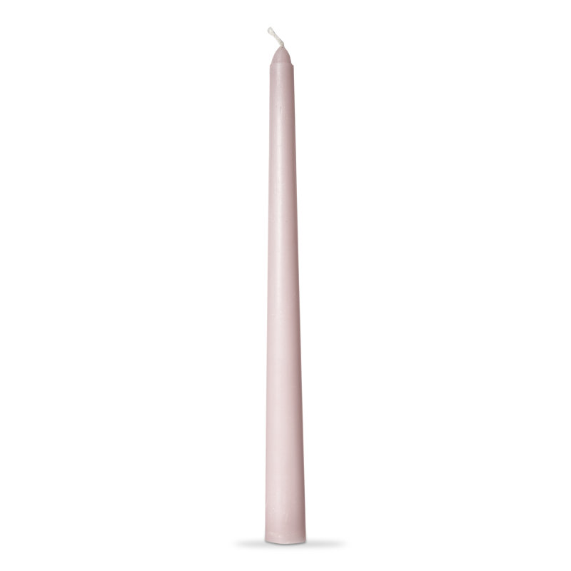 Unscented Taper Candle with Tin Holder, Lavender