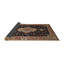 Tapis traditionnel noir / orange Octavian-1694972267