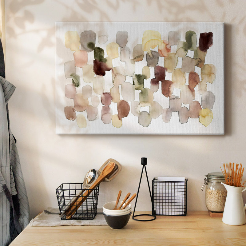 «Melted Sediment III», toile tendue avec châssis, H 12 po x l 18 po