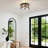 Hanshelmut 3 - Light 12.2” Shaded Drum Flush Mount-1670986411